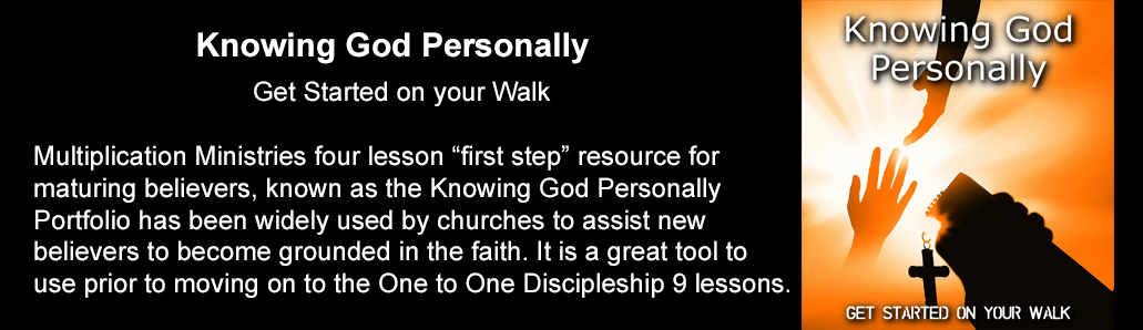 multiplication ministries christian discipleship knowing god personally